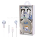 هندزفری سیم دار پرووان مدل PROONE PHF3917 فانتزی طوسی