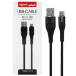 کابل تسکو مدل TSCO TYPE-C 1M TCC189 مشکی