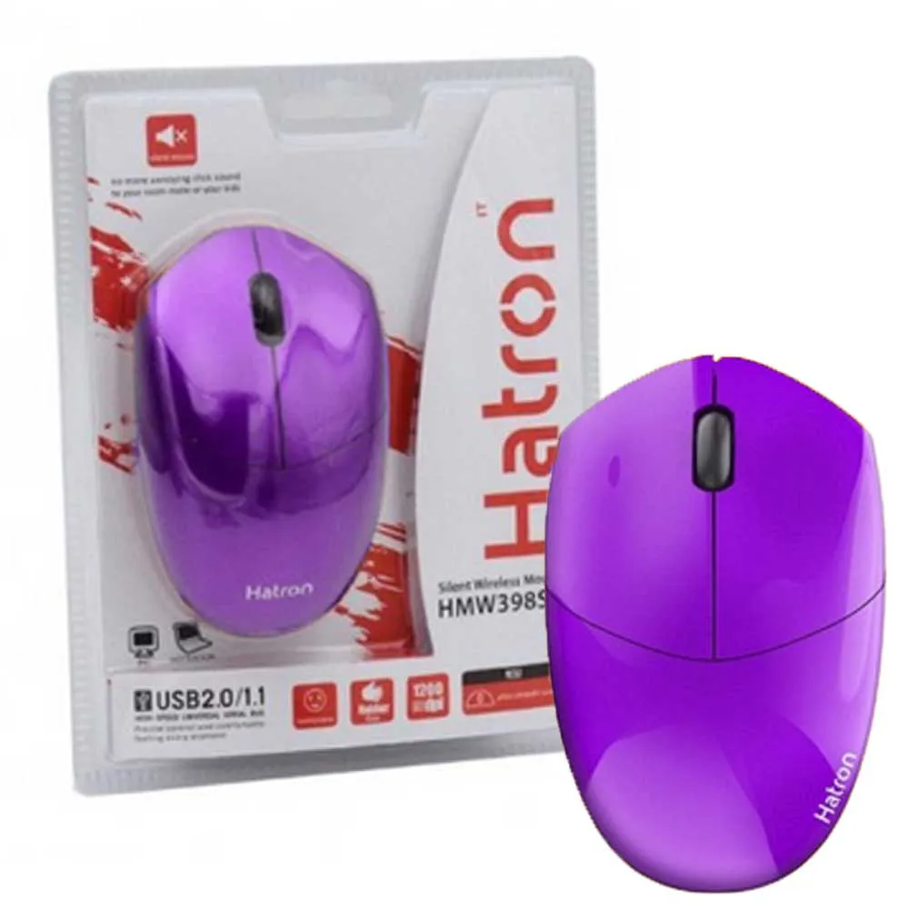 fc7379d58bb81498a26d4f1a00ebb9bc3de28e8cfef0e91e6786ed13628c6fd6.webp ماوس بی سیم هترون مدل Hatron HMW398SL بنفش