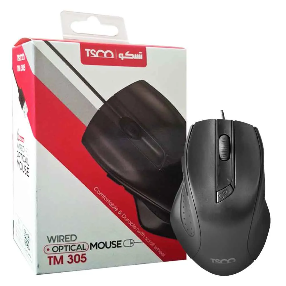 fca8034d31a5157500cee7fd9319c5def50997c6ecd903ff15736a88b6cdc187.webp ماوس سیم دار تسکو مدل TSCO TM305