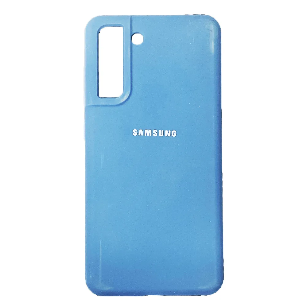fe12b103e51813046c991f42fbd500dcd2357cac4867da2e7463f52deb94c041.webp قاب سامسونگ ORGINAL S21 Fe آبی کبریتی Silicon