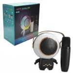 اسپیکر پرتابل میکروفون دار مدل ASTO SPEAKER TK66 مشکی